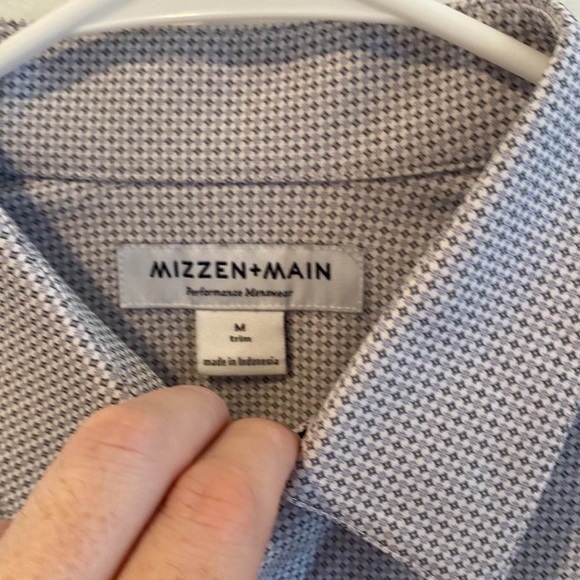 Mizzen+Main Medium Men’s Long-sleeve Dress Shirt - Picture 2 of 3